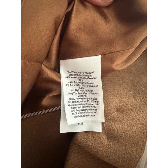 DKNY Wool Wrap Jacket With Insert Women's Size M MSRP $400 NWT - Picture 6 of 10